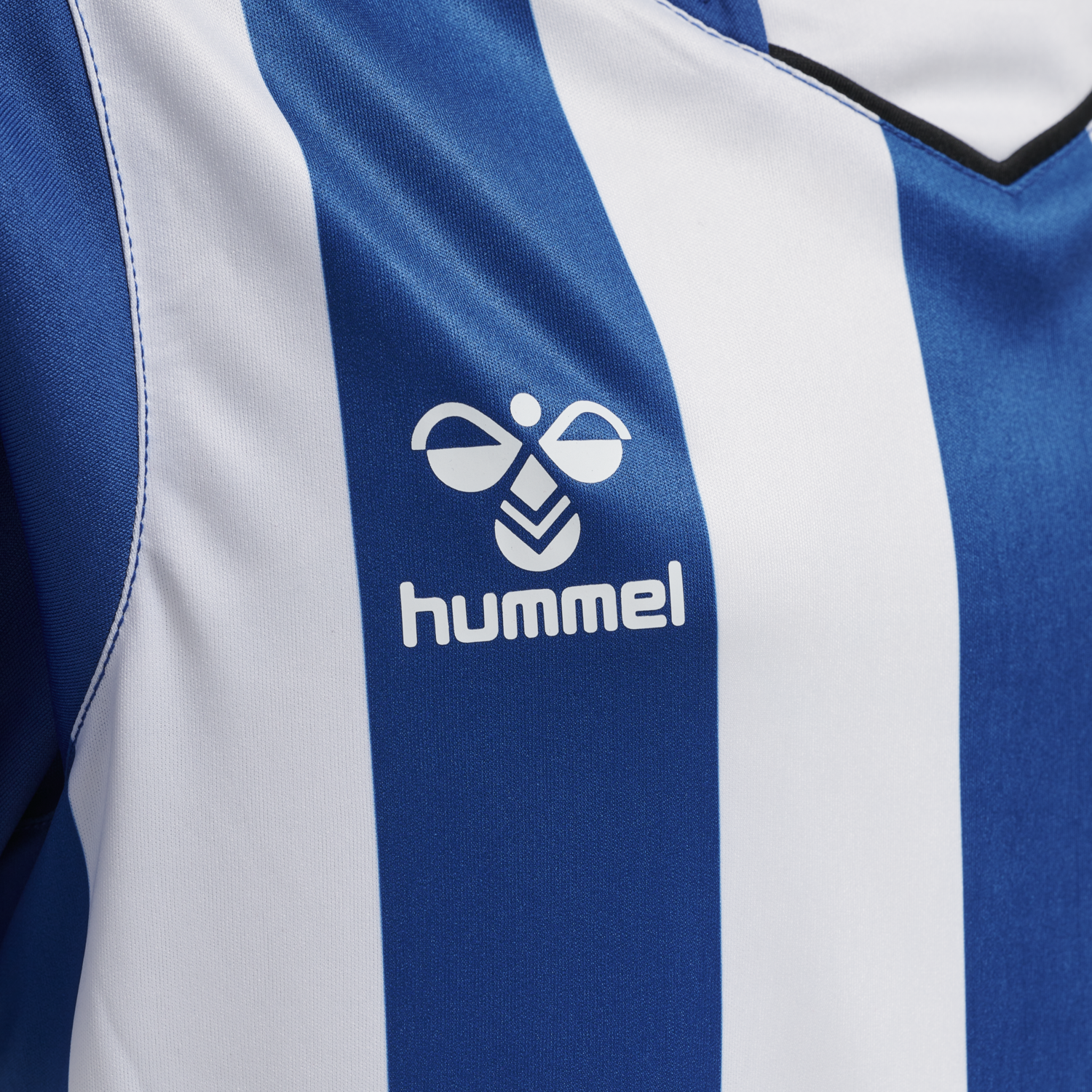 hmlCORE XK STRIPED JERSEY S/S KIDS, TRUE BLUE/WHITE, packshot