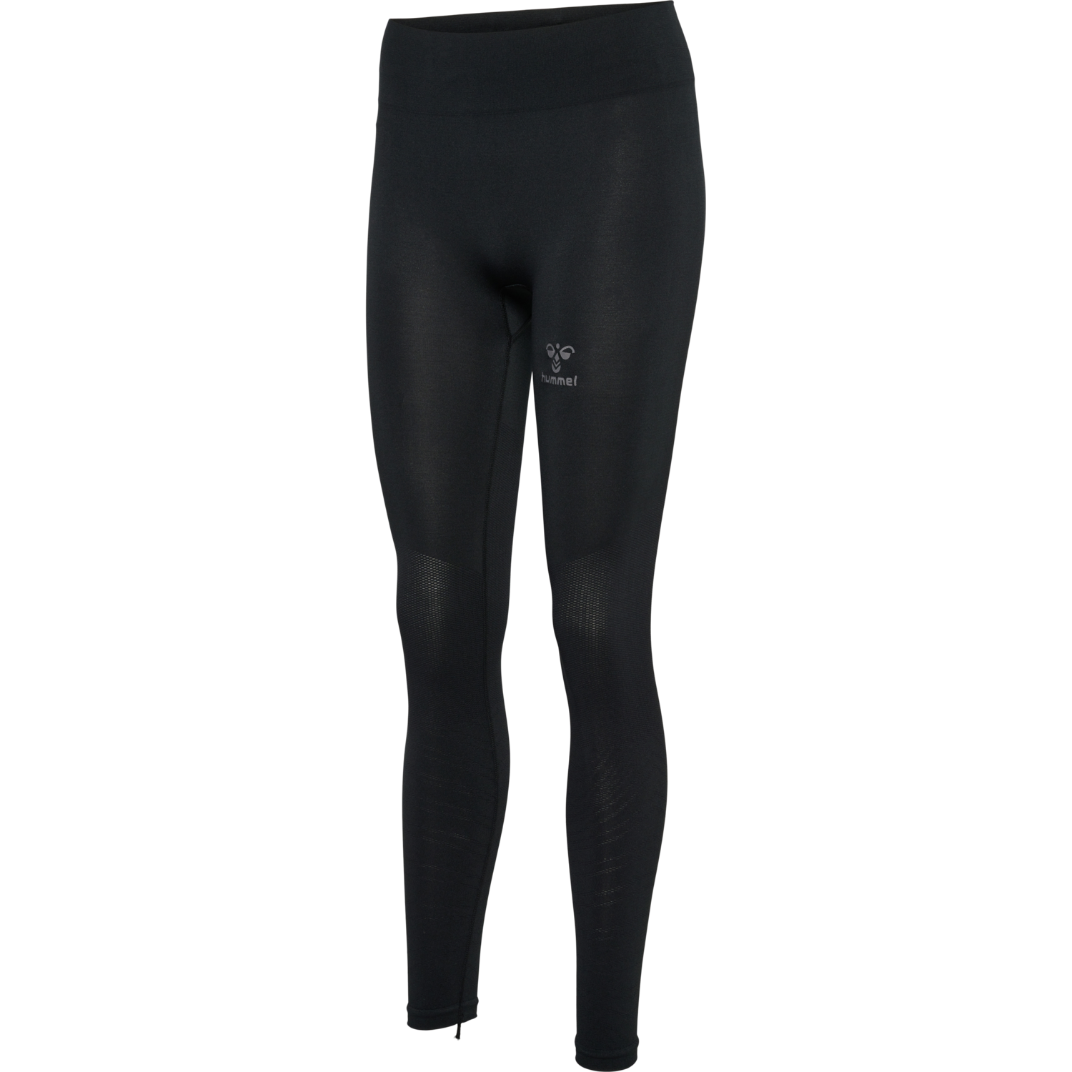 hmlONGRID HW SEAMLESS TIGHTS WO, JET BLACK/FORGED IRON, packshot