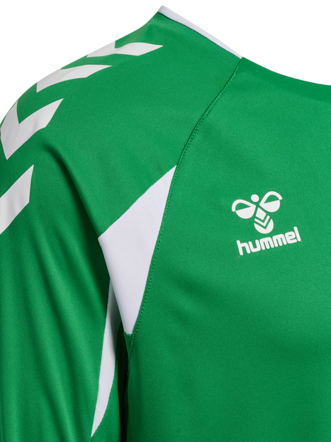 hmlCORE 2.0 JERSEY L/S, JELLY BEAN/WHITE, packshot