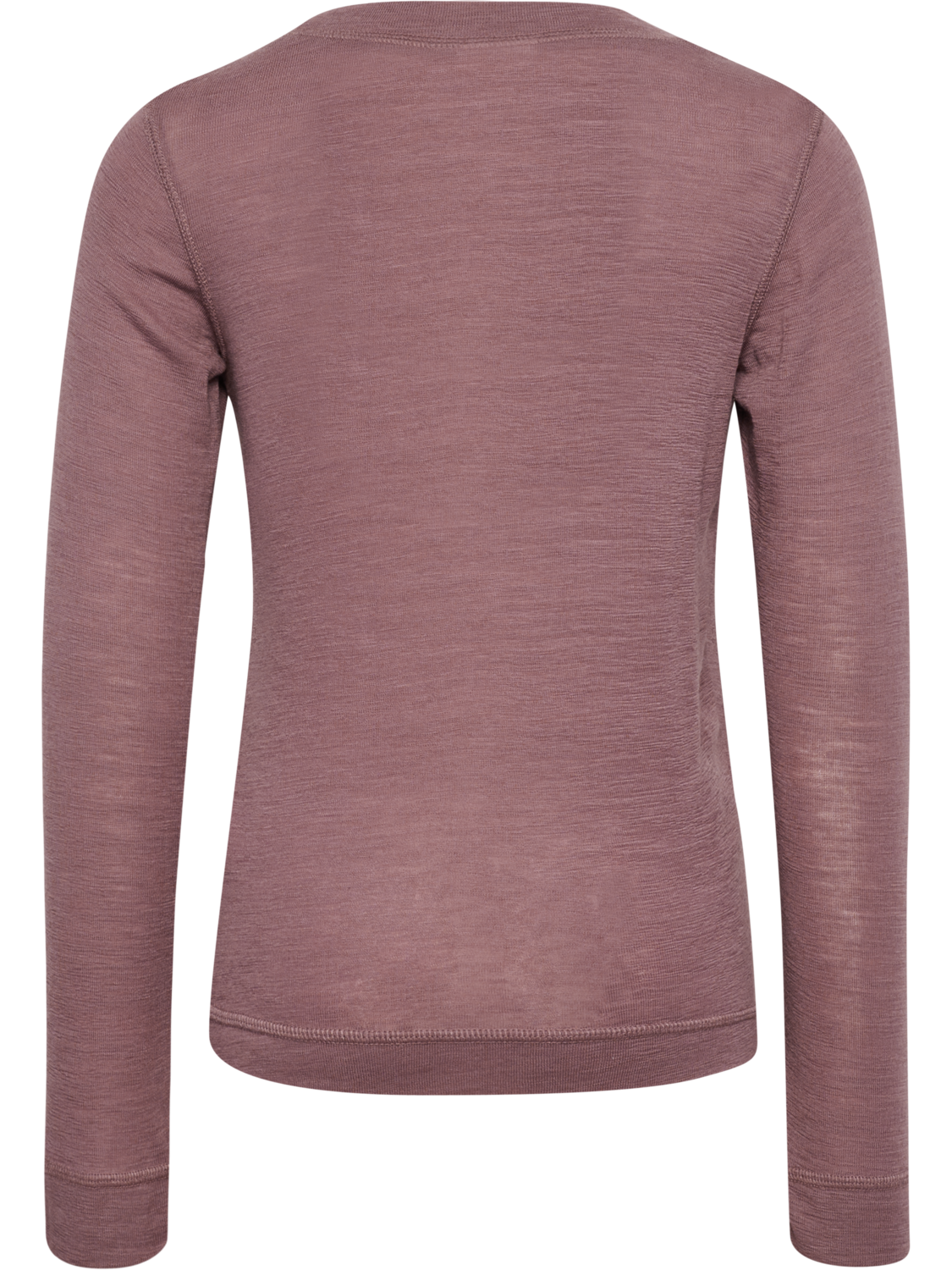 hmlJR WOOL RIB T-SHIRT L/S, TWILIGHT MAUVE, packshot