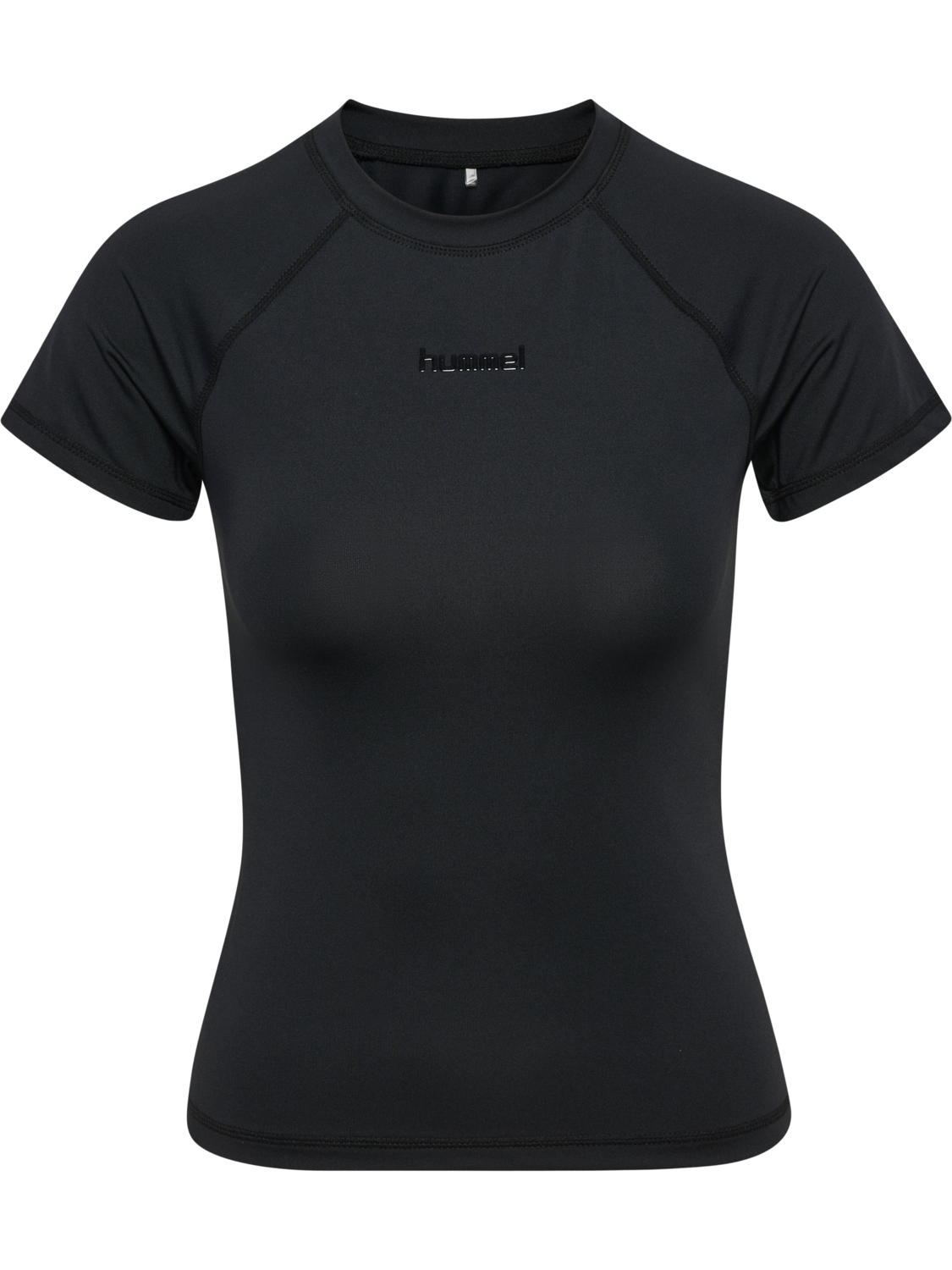 hmlPRIMA W T-SHIRT S/S, BLACK, packshot