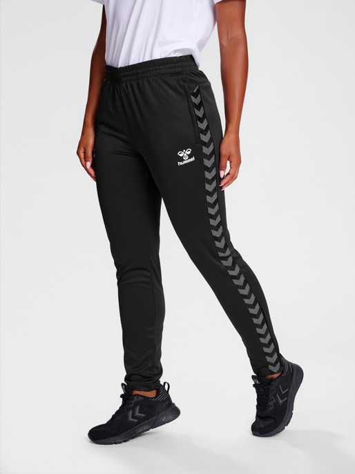 hmlAUTHENTIC PL PANTS WOMAN, BLACK, model
