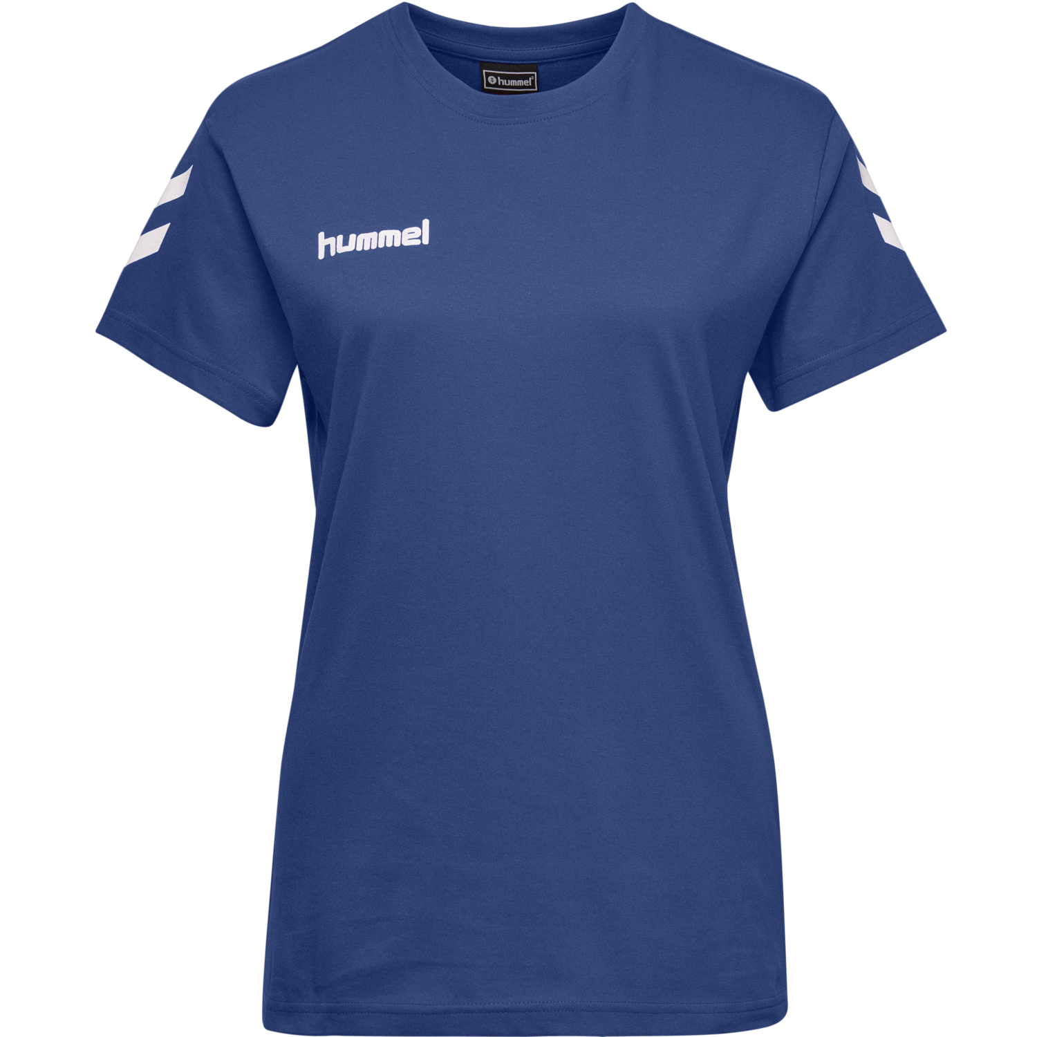 HMLGO COTTON T-SHIRT WOMAN S/S, TRUE BLUE, packshot