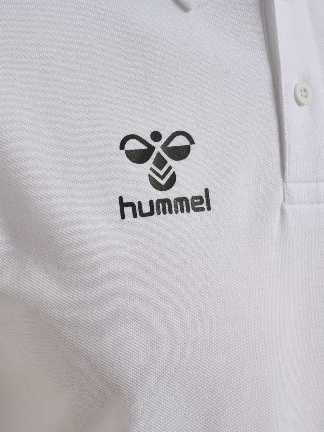 hmlGO 2.0 CHEVRON  POLO, WHITE, packshot