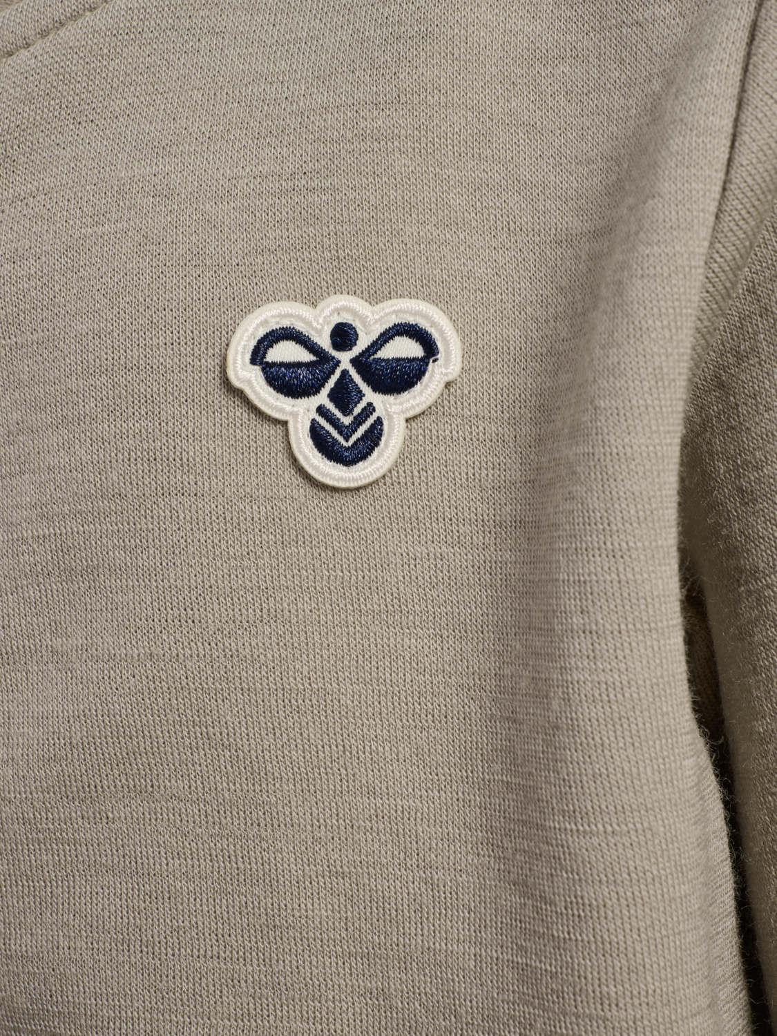 hmlMINI WOOL ZIP JACKET BEE, VINTAGE KHAKI, packshot