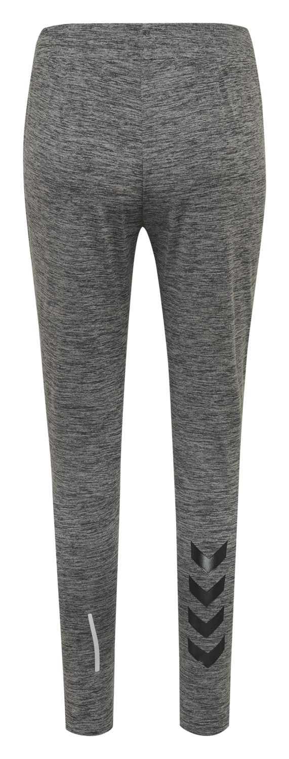 hmlSELBY TAPERED PANTS, DARK GREY MELANGE, packshot