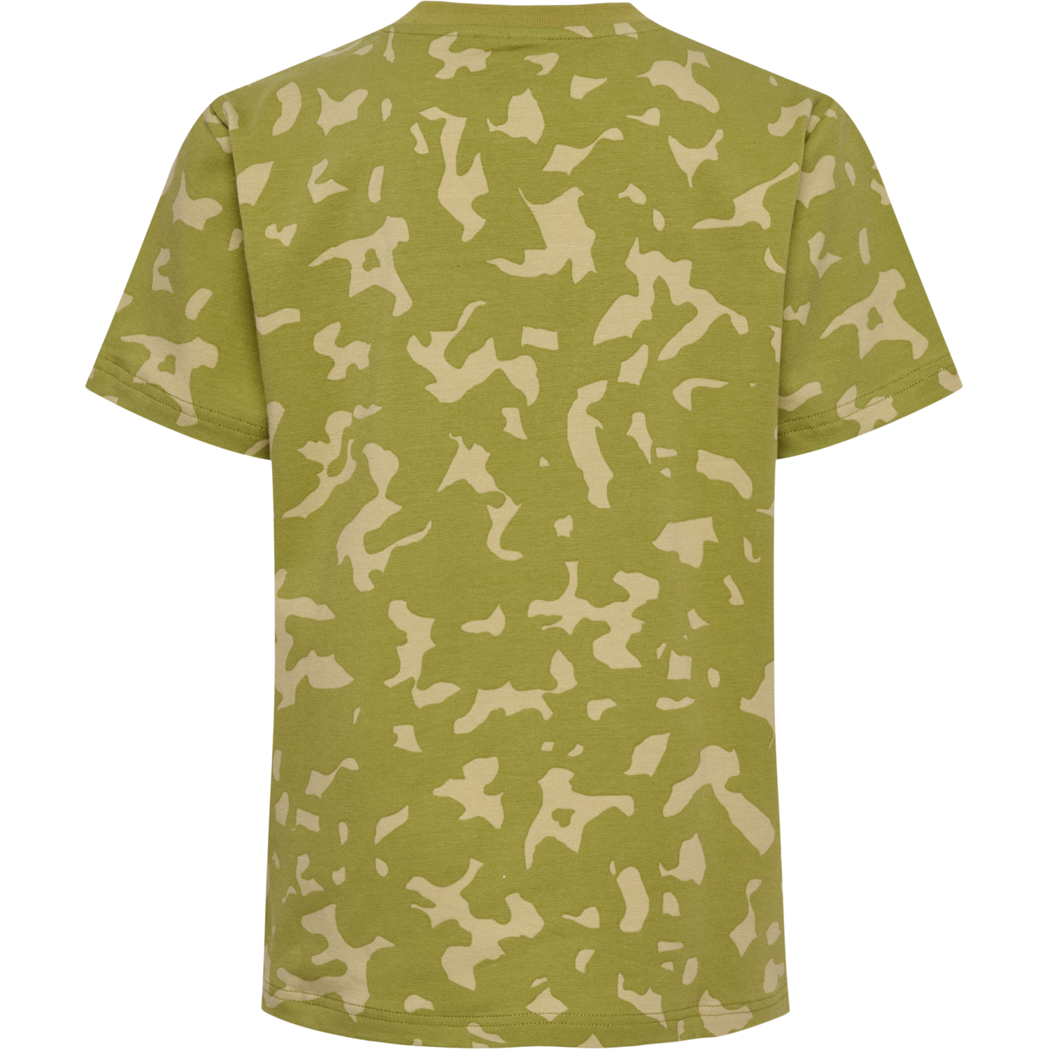 hmlRUSH AOP T-SHIRT S/S, GREEN OLIVE, packshot