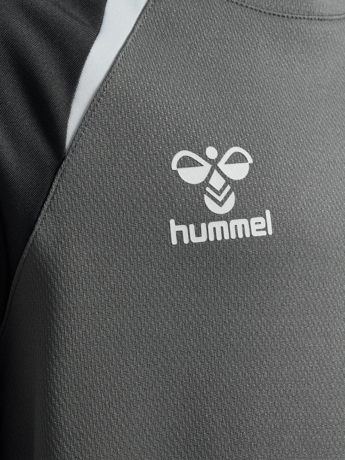 hmlLEAD 2.0 CREW SWEAT KIDS, STEEL GRAY/ASPHALT, packshot