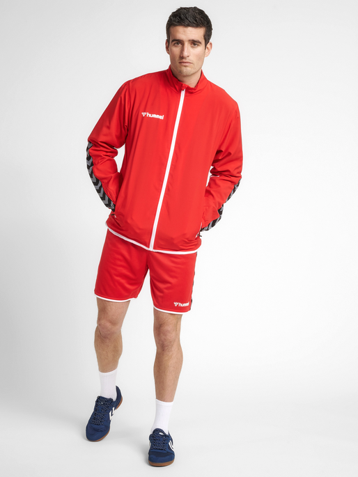 hmlAUTHENTIC MICRO JACKET, TRUE RED, model