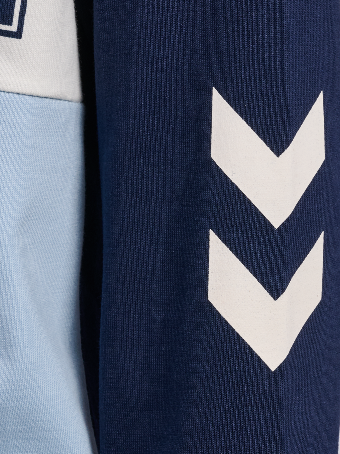 hmlROBIN JERSEY POLO L/S, CASHMERE BLUE, packshot