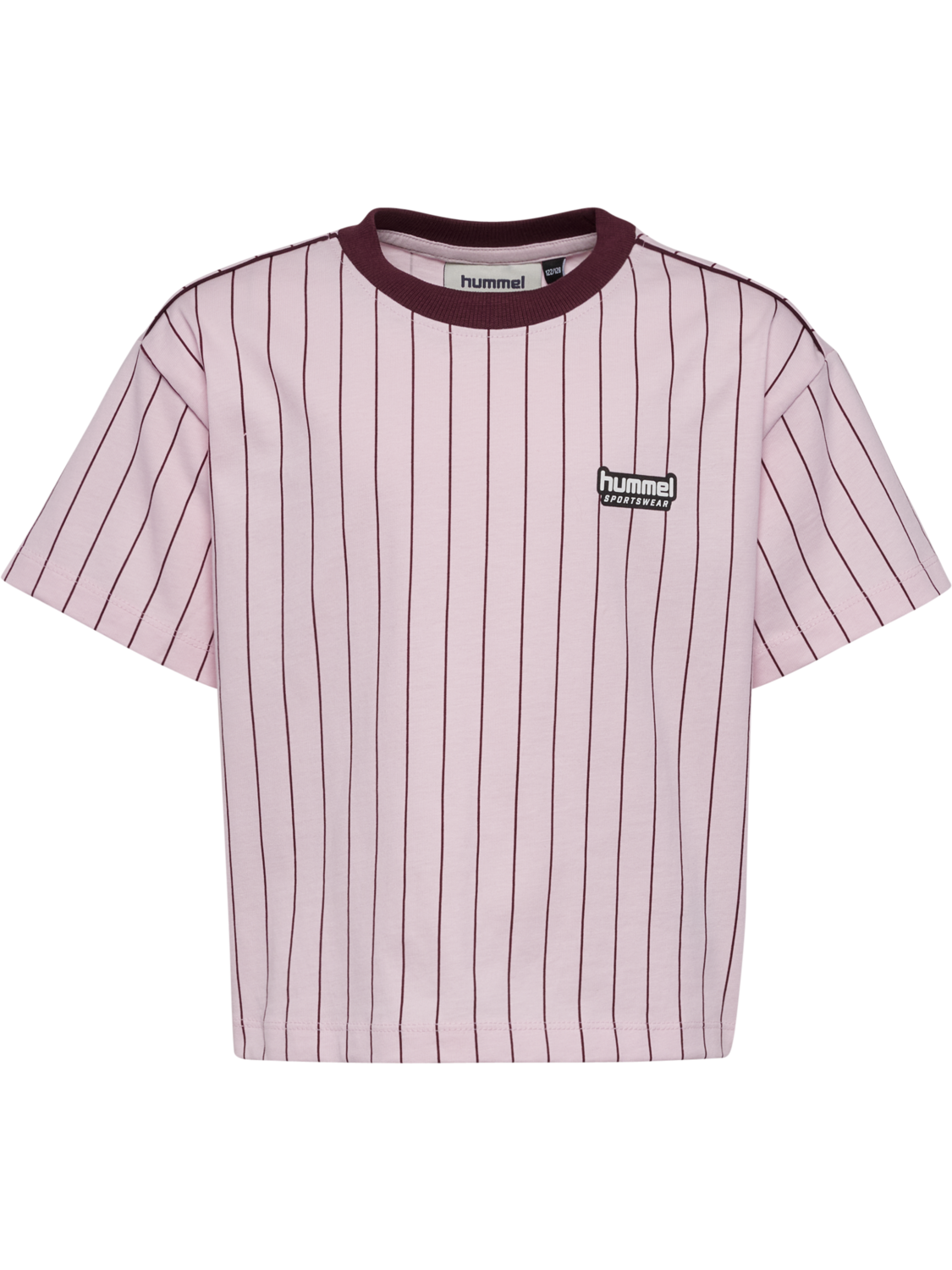hmlJR BOXY AOP PIN T-SHIRT S/S, PINK-A-BOO, packshot