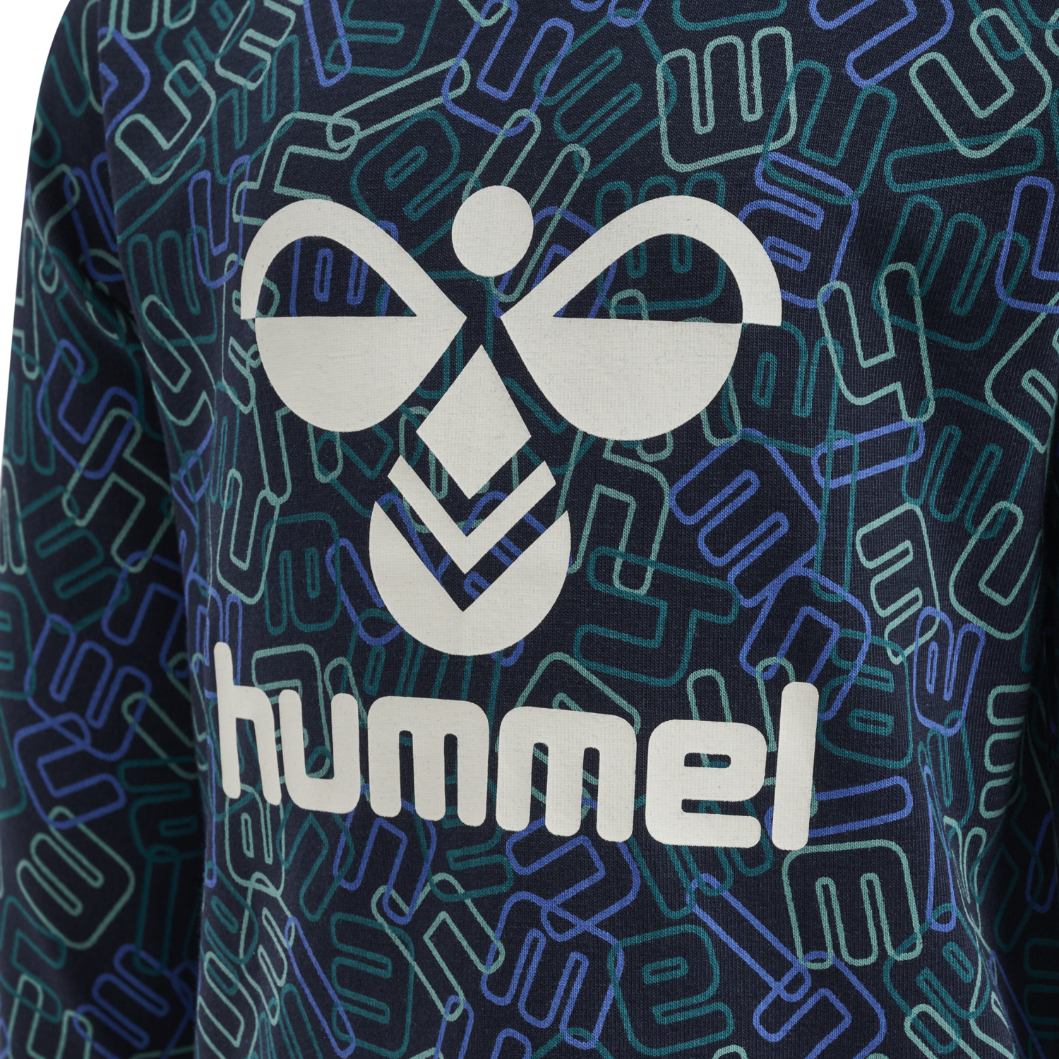 hmlOLLY T-SHIRT L/S, BLACK IRIS, packshot