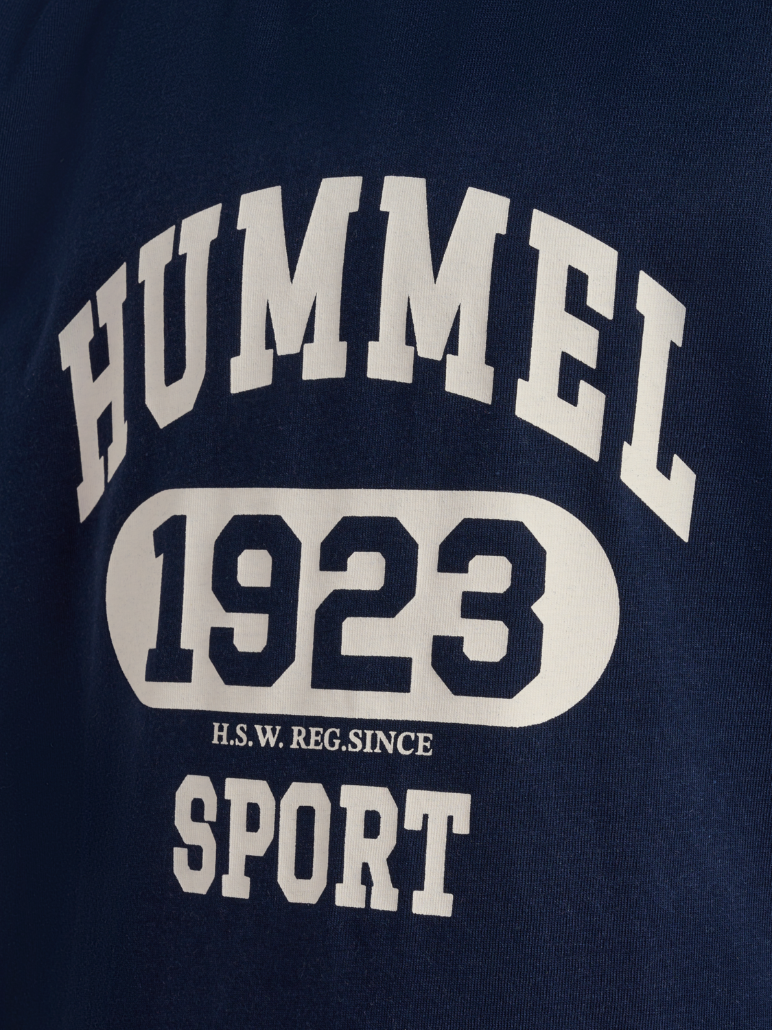 hmlPRINT T-SHIRT S/S, BLACK IRIS, packshot