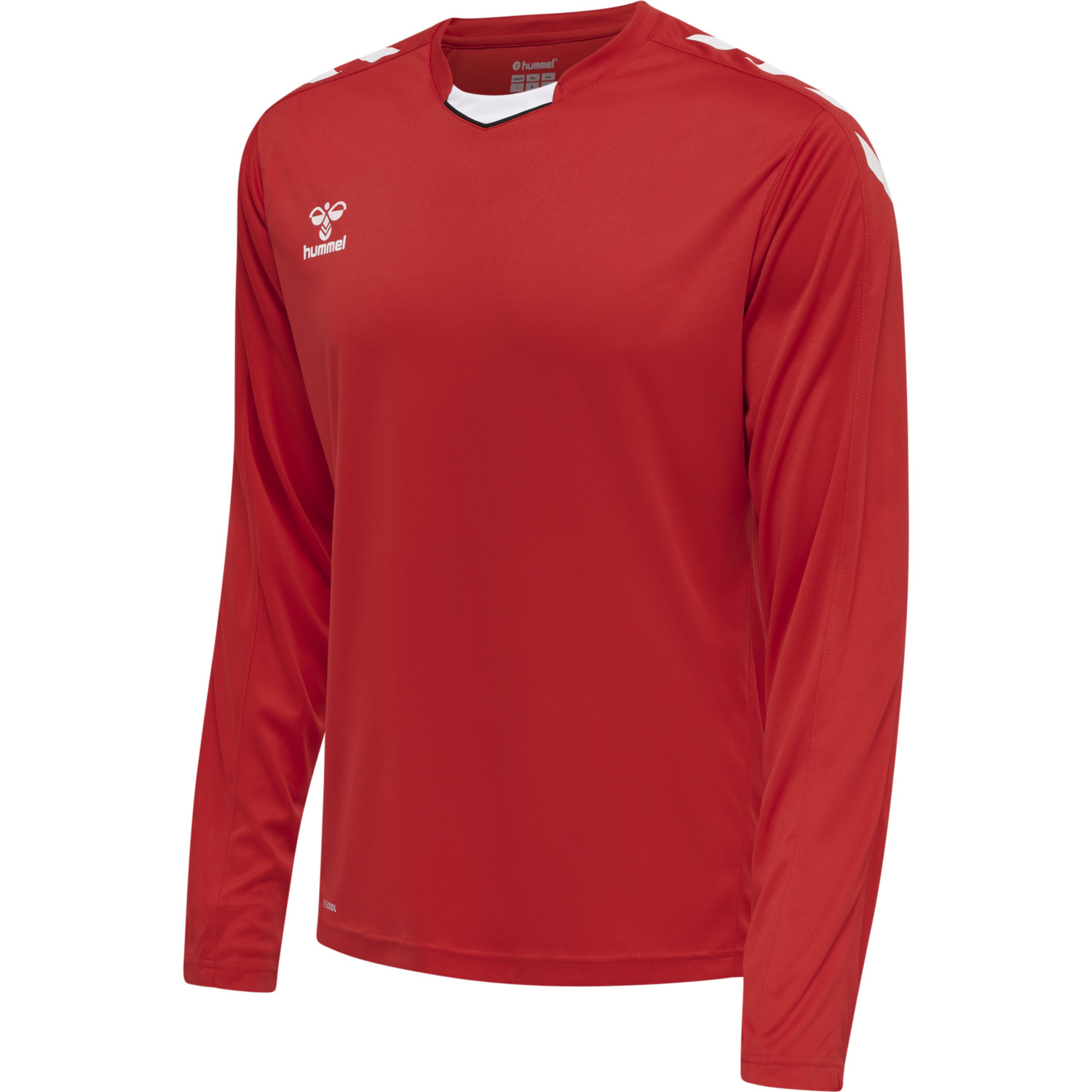 hmlCORE XK POLY JERSEY L/S, TRUE RED, packshot