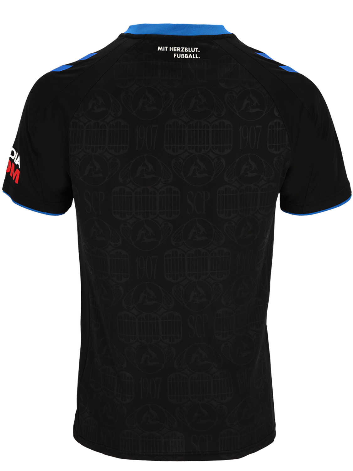 SCP07 26/27 HOME JERSEY S/S KIDS, BLACK, packshot