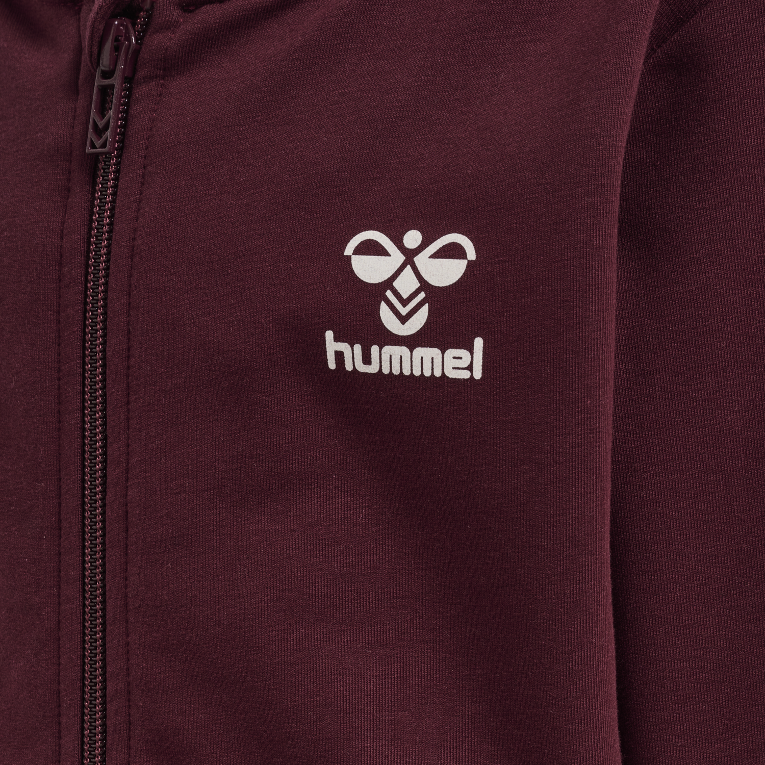 hmlTRECE ZIP HOODIE, WINDSOR WINE, packshot