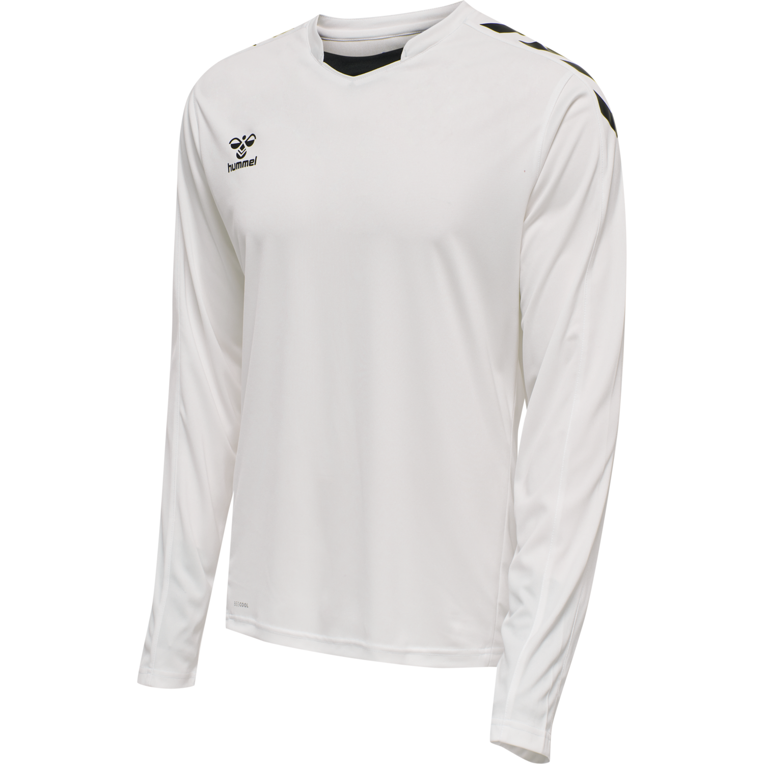 hmlCORE XK POLY JERSEY L/S, WHITE, packshot