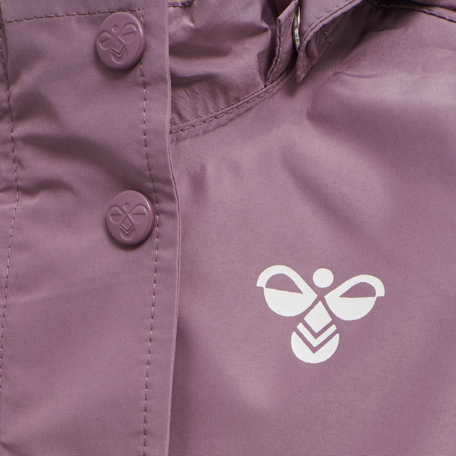 hmlREVA RAINSUIT MINI, DUSKY ORCHID, packshot