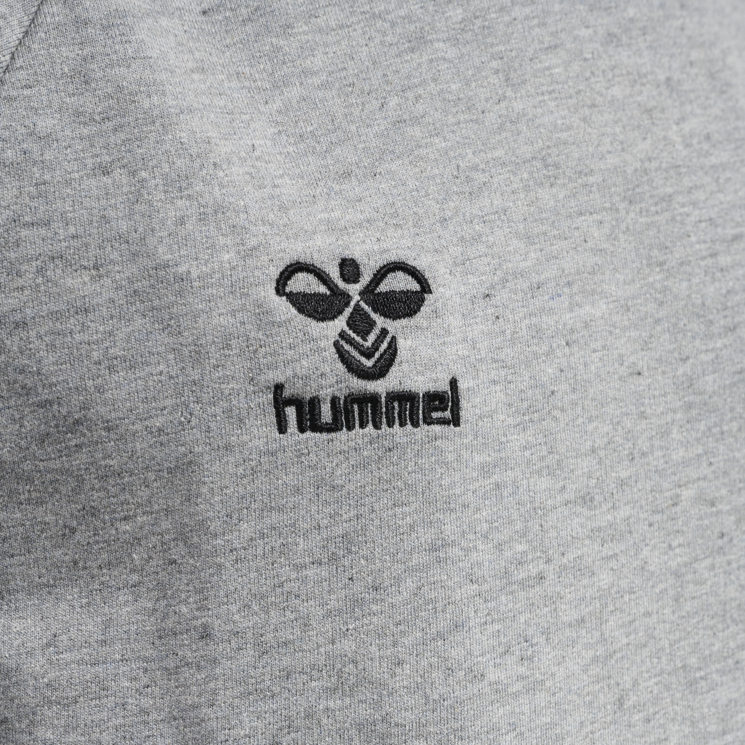 hmlMOVE GRID COTTON SWEATSHIRT KIDS, GREY MELANGE, packshot