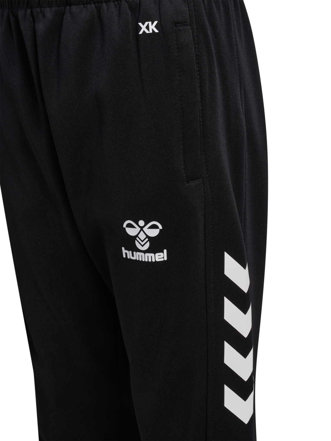 hmlCORE XK TRAINING POLY PANTS KIDS, BLACK/BLACK, packshot