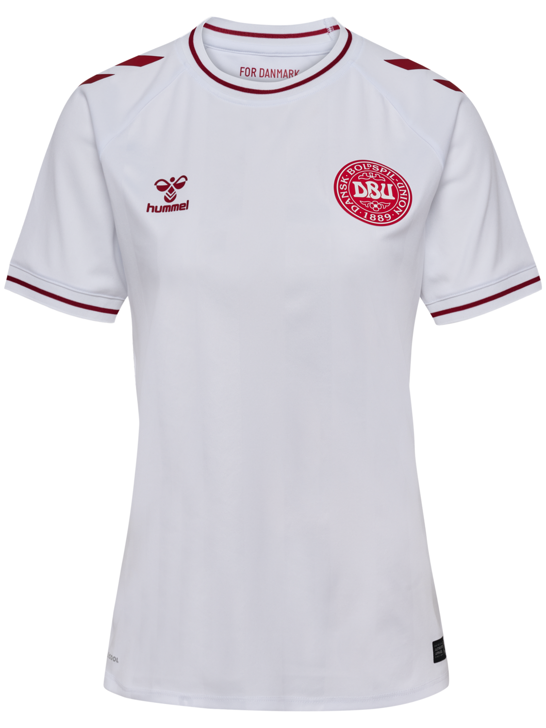 DBU WOMAN 25 AWAY JERSEY S/S, WHITE, packshot