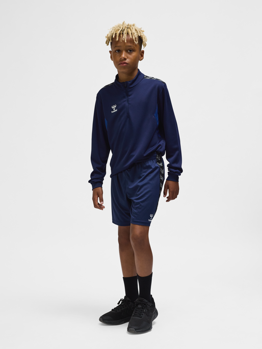 hmlAUTHENTIC PL SHORTS KIDS, MARINE, model