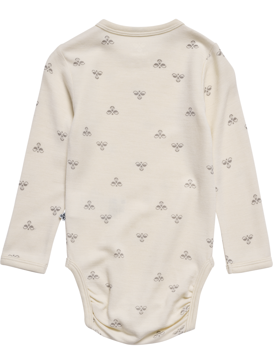 hmlMINI WOOL BODY L/S, WHITECAP GRAY, packshot
