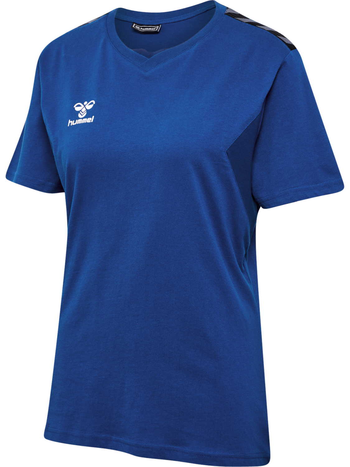 hmlAUTHENTIC CO T-SHIRT S/S WOMAN, TRUE BLUE, packshot