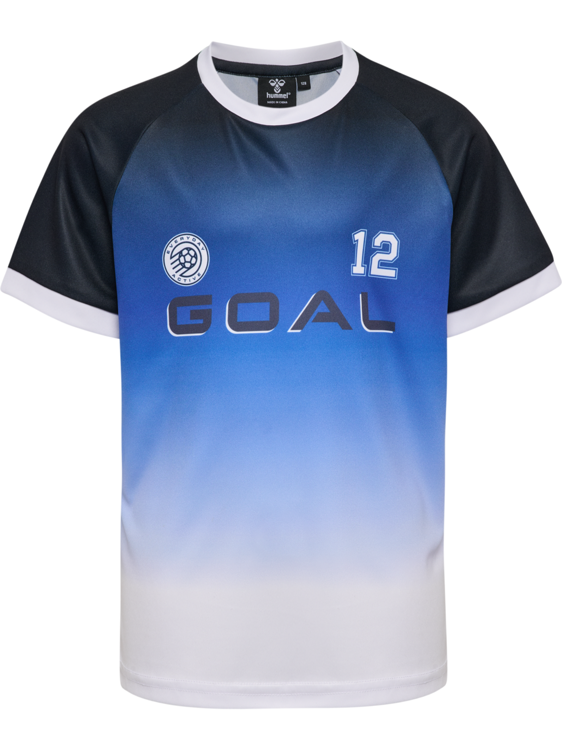 hmlSHIMMER T-SHIRT S/S, BLACK/WHITE, packshot