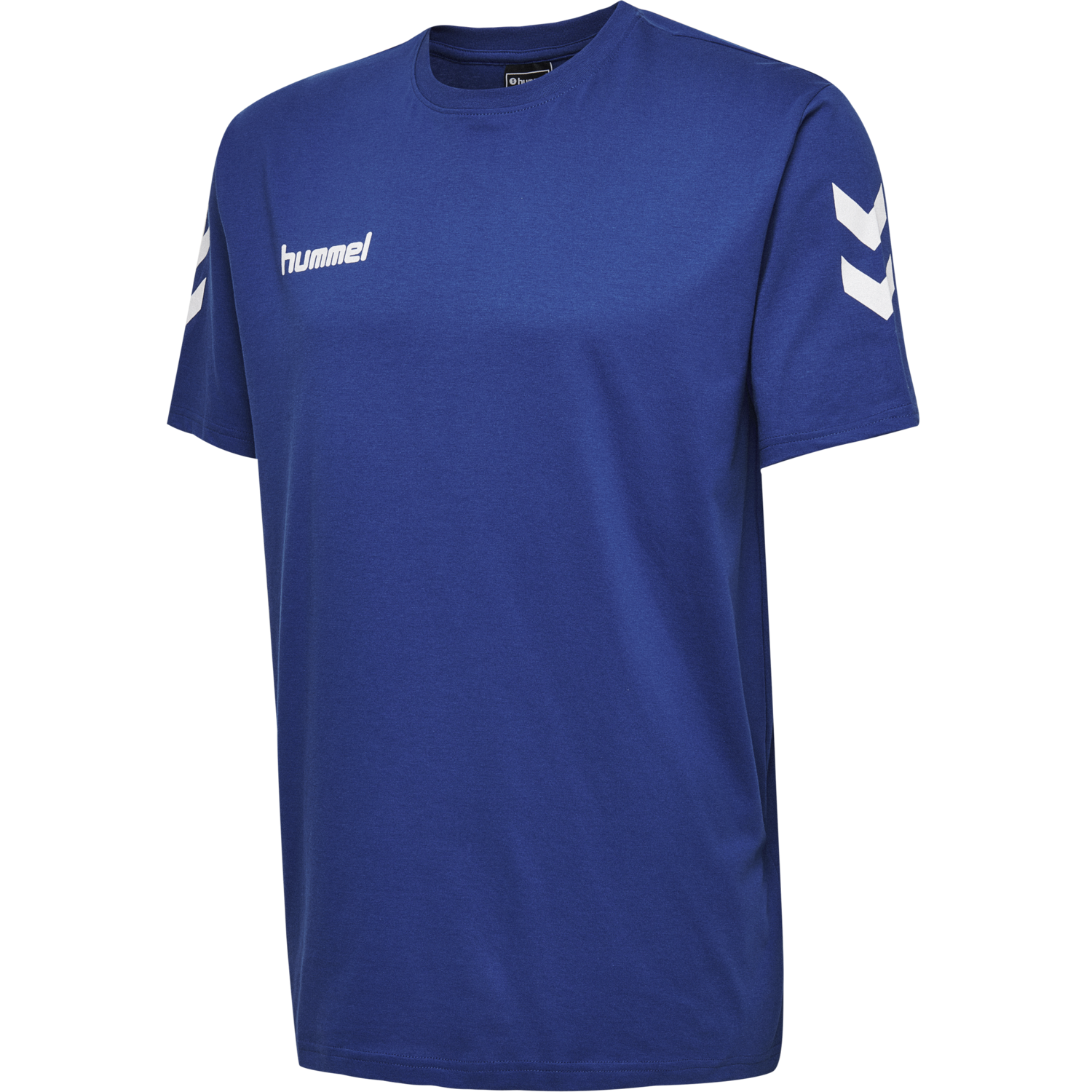 HMLGO COTTON T-SHIRT S/S, TRUE BLUE, packshot
