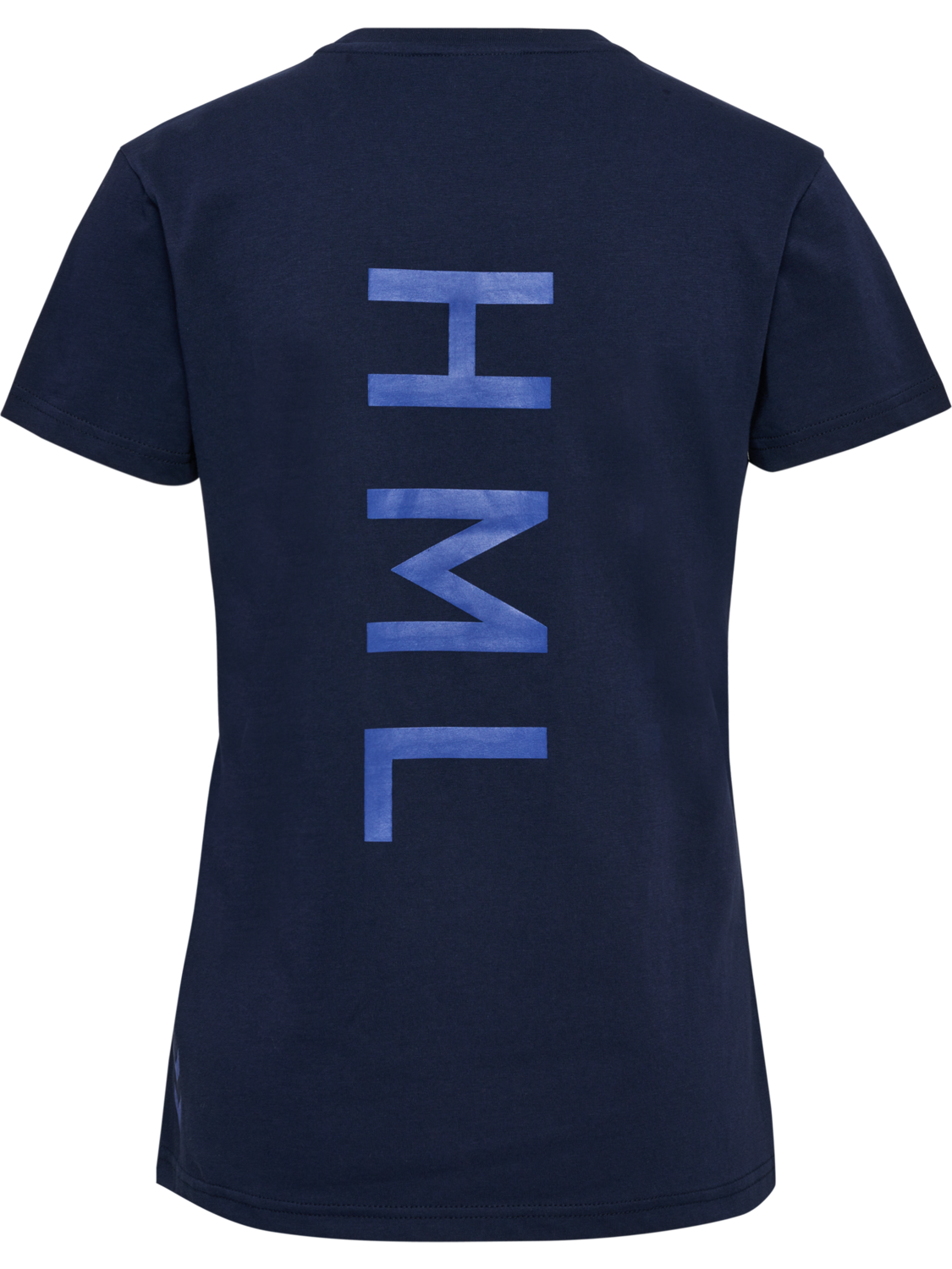 hmlCOURT COTTON T-SHIRT S/S WOMAN, MARINE, packshot