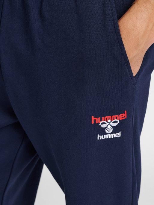 hmlIC DAYTON REGULAR PANTS, PEACOAT, model