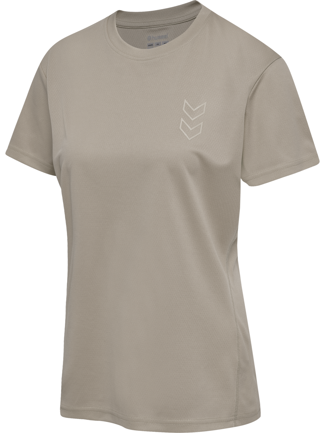 hmlACTIVE PL JERSEY S/S WOMAN, CHATEAU GRAY, packshot