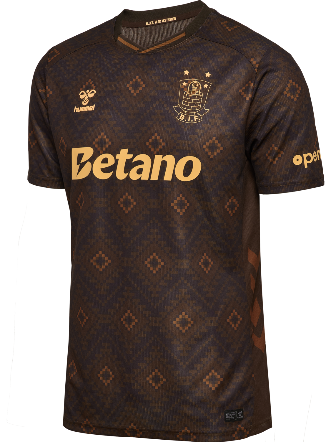 BIF 25/26 THIRD JERSEY S/S, BROWN, packshot