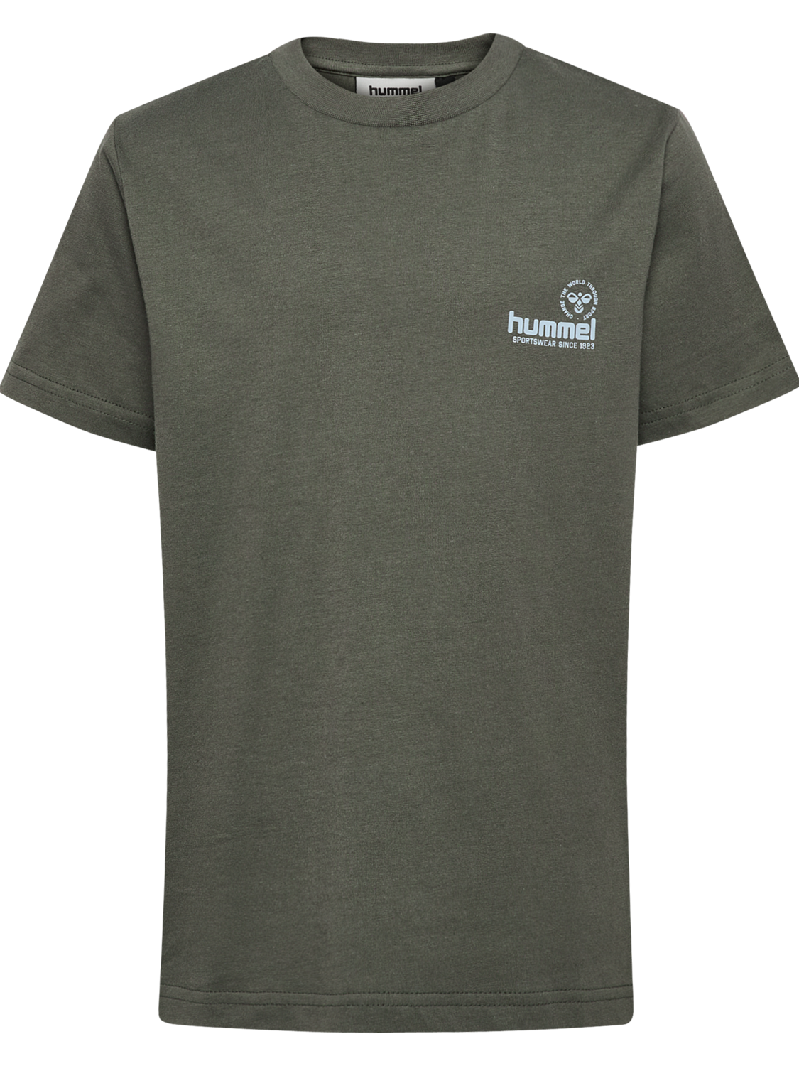hmlJR REG GRAPHIC T-SHIRT S/S, CASTOR GRAY, packshot