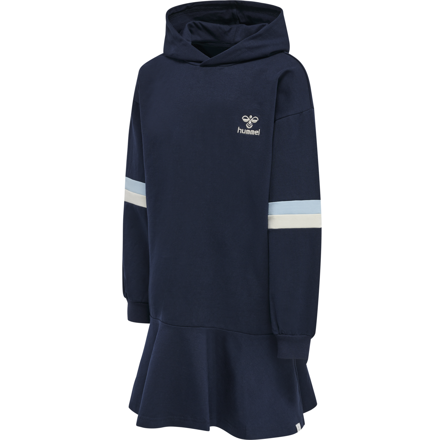 hmlBEVERLY HOODIE DRESS, BLACK IRIS, packshot