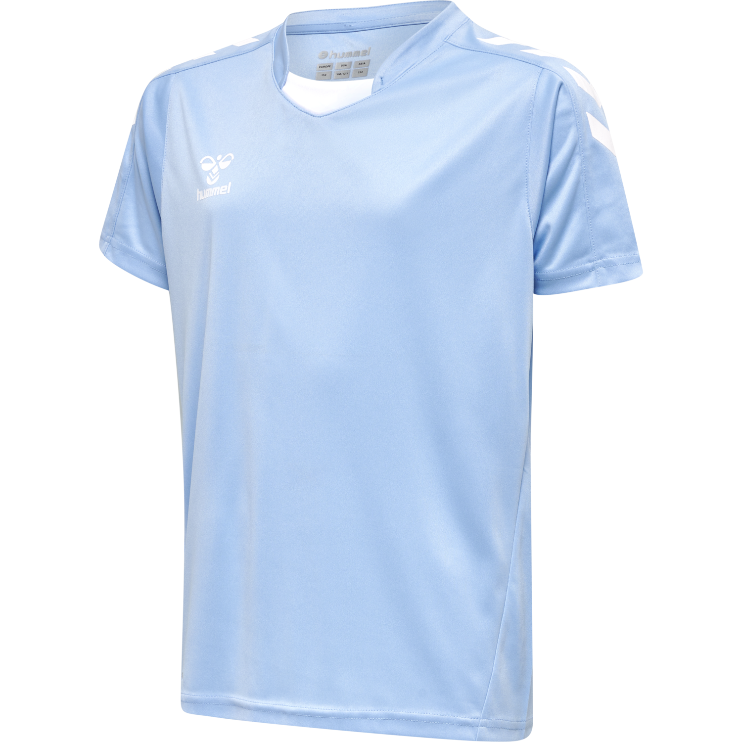 hmlCORE XK POLY JERSEY S/S KIDS, ARGENTINA BLUE, packshot