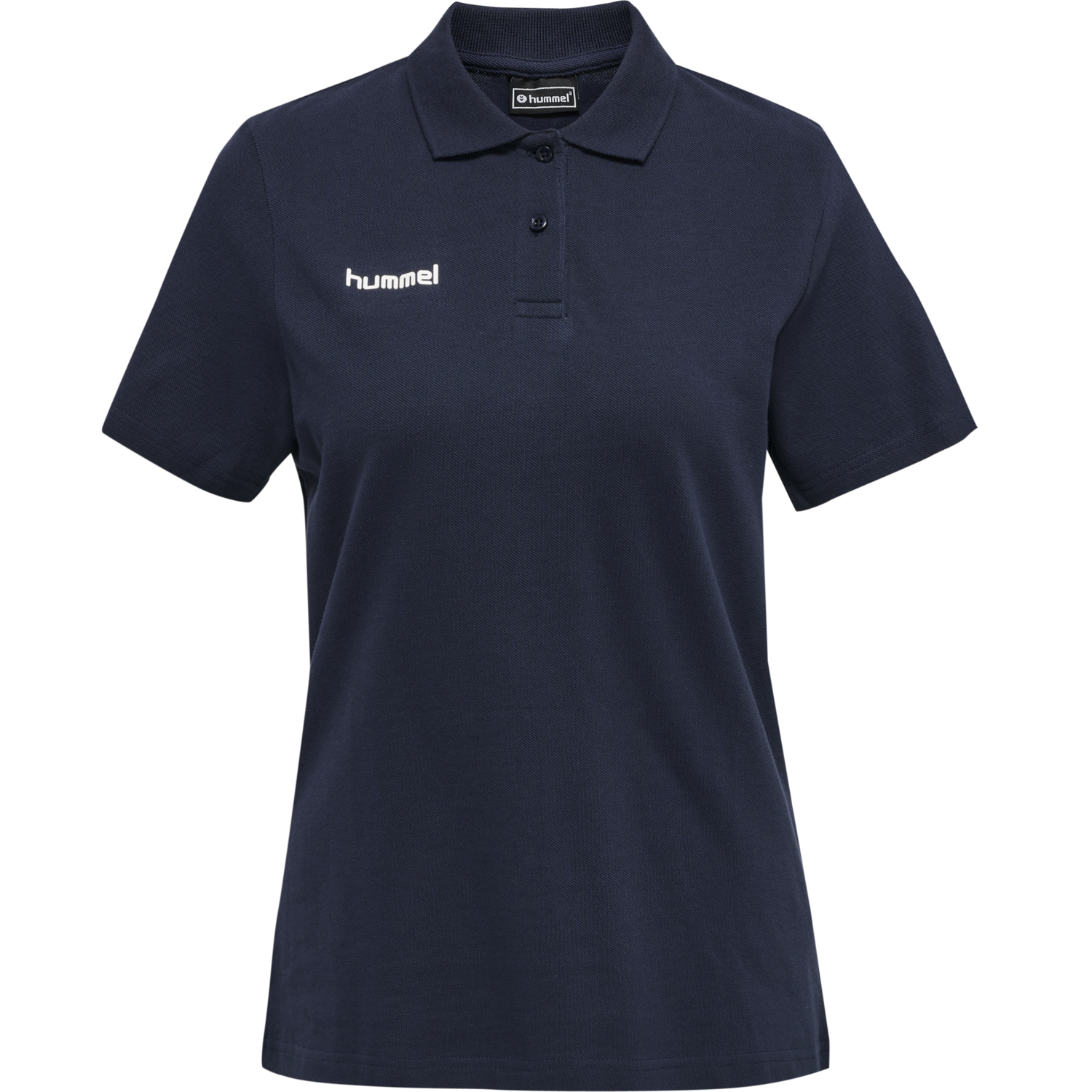 HMLGO COTTON POLO WOMAN, MARINE, packshot