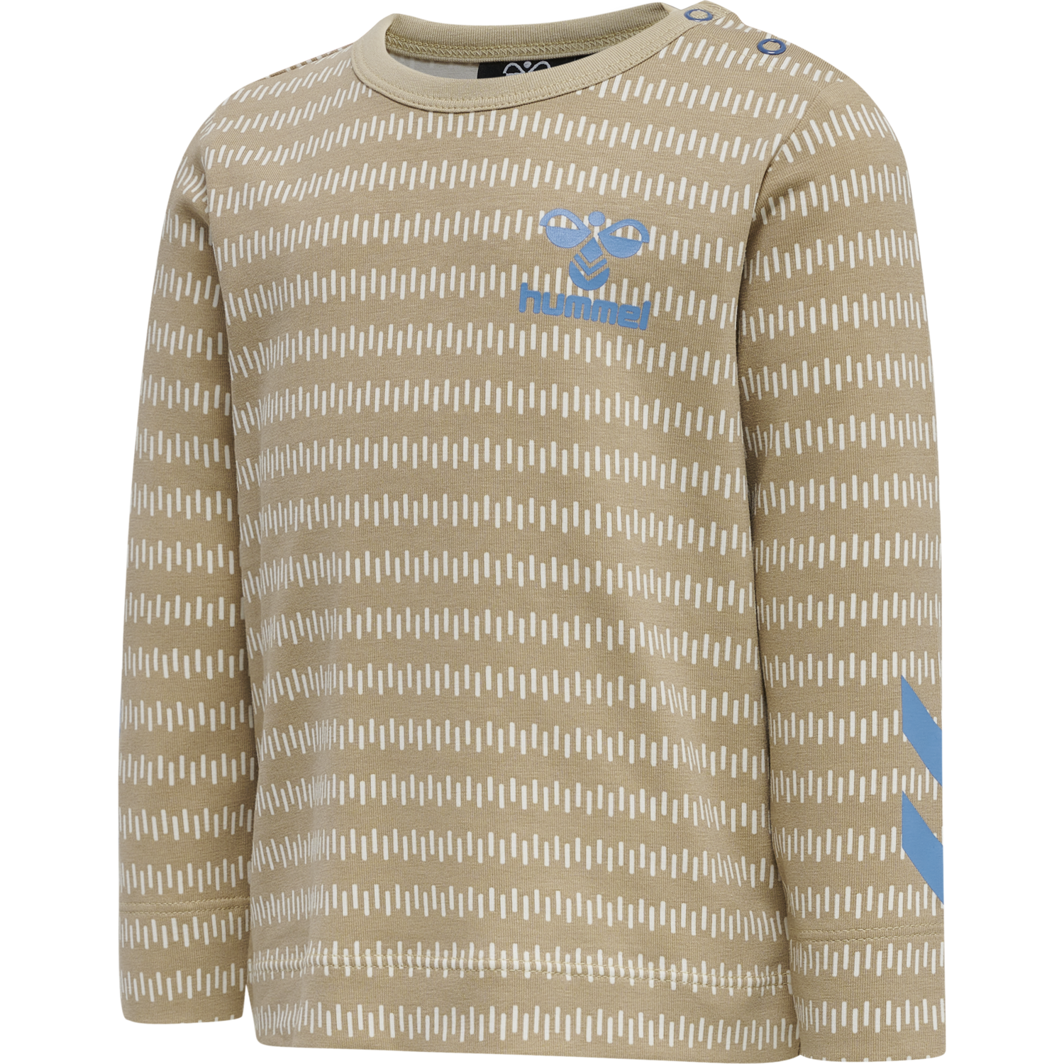 hmlESME T-SHIRT L/S, HUMUS, packshot