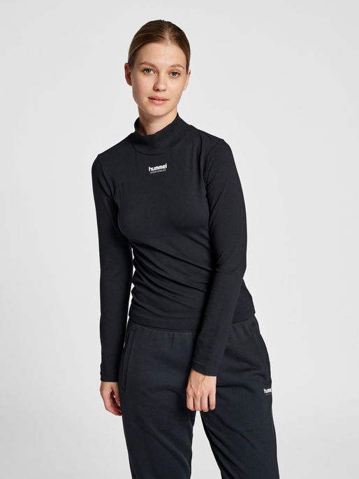 hmlLGC JAZZLYN TURTLENECK, BLACK, model