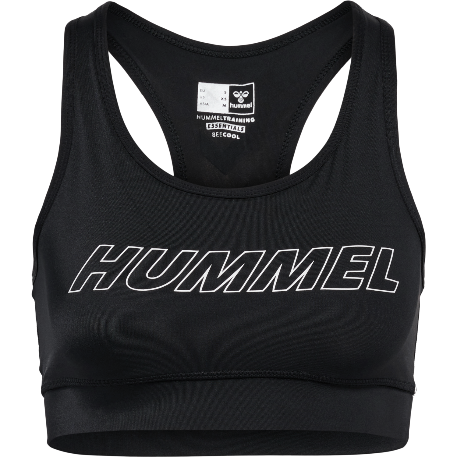 hmlTE TOLA SPORTS BRA, BLACK, packshot