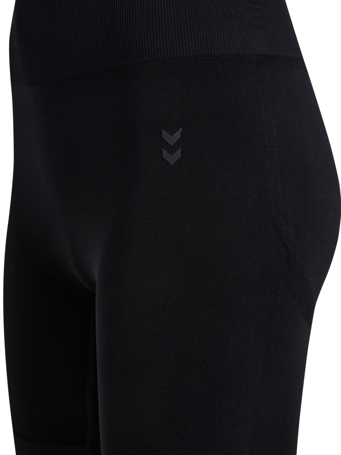 hmlFLOW SHORT TIGHTS, BLACK, packshot