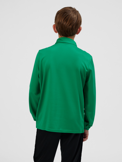 hmlESSENTIAL HALF-ZIP KIDS, JELLY BEAN, model