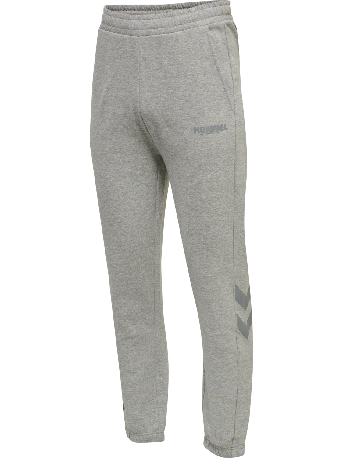 hmlLEGACY REGULAR PANTS PLUS, GREY MELANGE, packshot