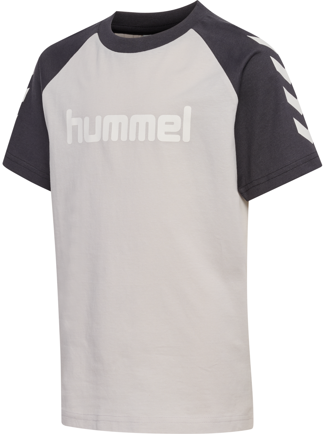 hmlJR LOGO T-SHIRT S/S, EBONY, packshot