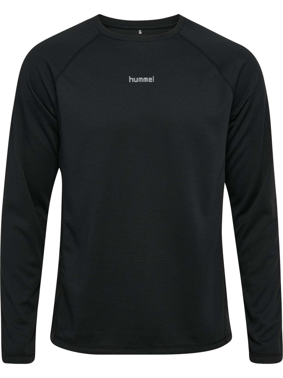 hmlMOMENTUM T-SHIRT L/S, BLACK, packshot