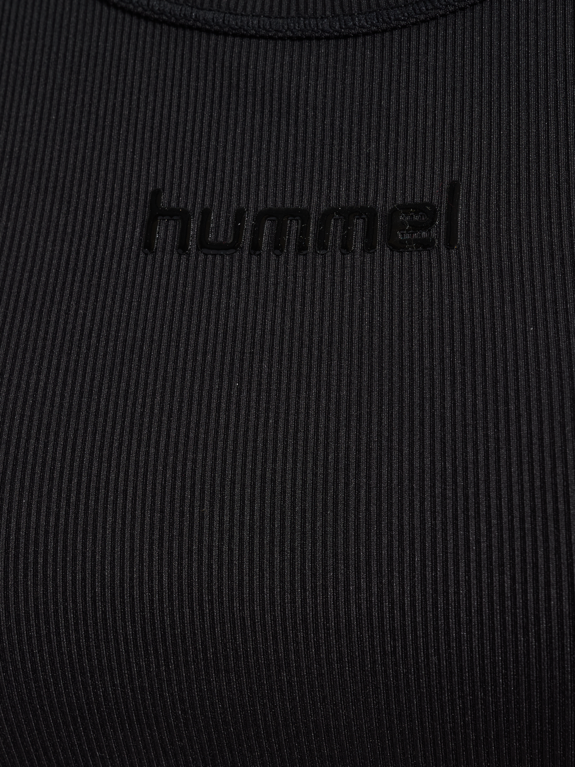 hmlPRIMA RIB TANK TOP, BLACK, packshot