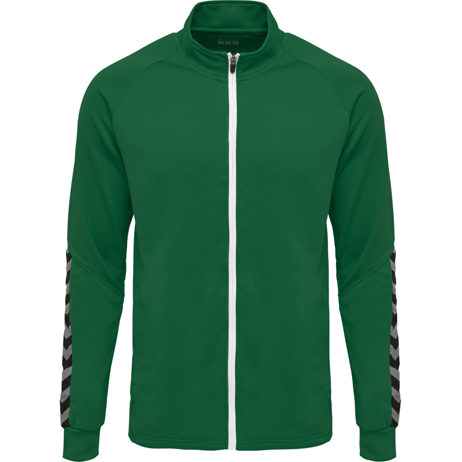 hmlAUTHENTIC POLY ZIP JACKET, EVERGREEN, packshot