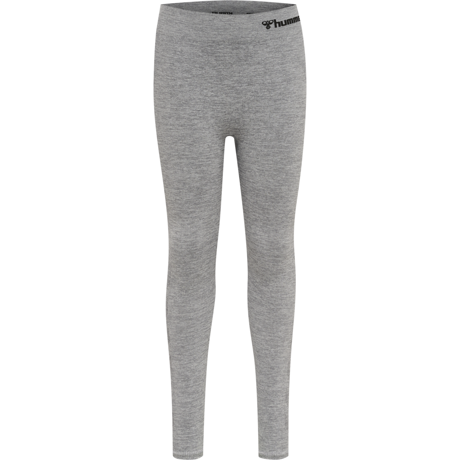 hmlCI JUNIOR SEAMLESS TIGHTS, GREY MELANGE, packshot