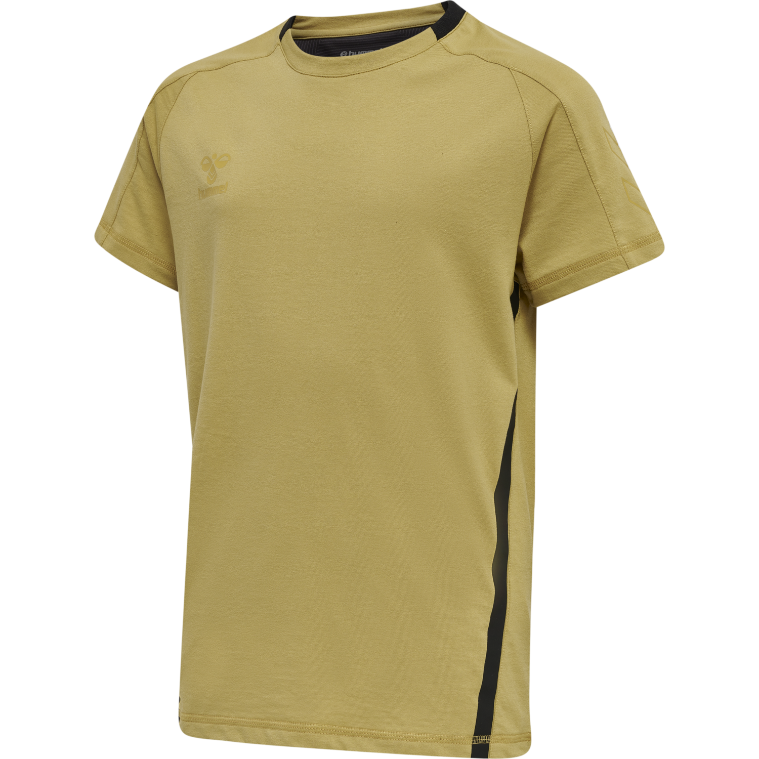 hmlCIMA XK T-SHIRT S/S KIDS, ANTIQUE GOLD, packshot